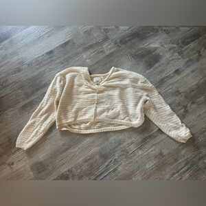 Roxy Y2K size M cropped see through sweater top